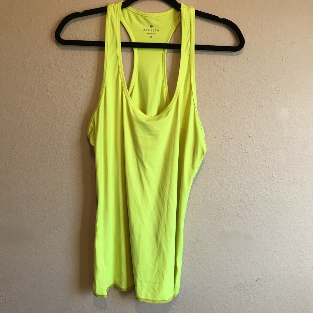 🎉HP🎉 Yellow Athleta Tank Top Medium